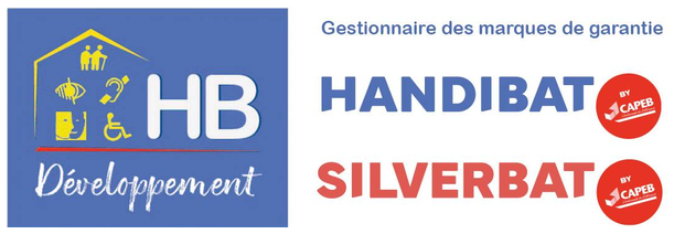 Logos Handibat et Silverbat, labels d'accessibilité de la CAPEB détenus par BT ÉNERGIES