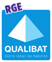 Logo RGE Qualibat, certification BT ÉNERGIES